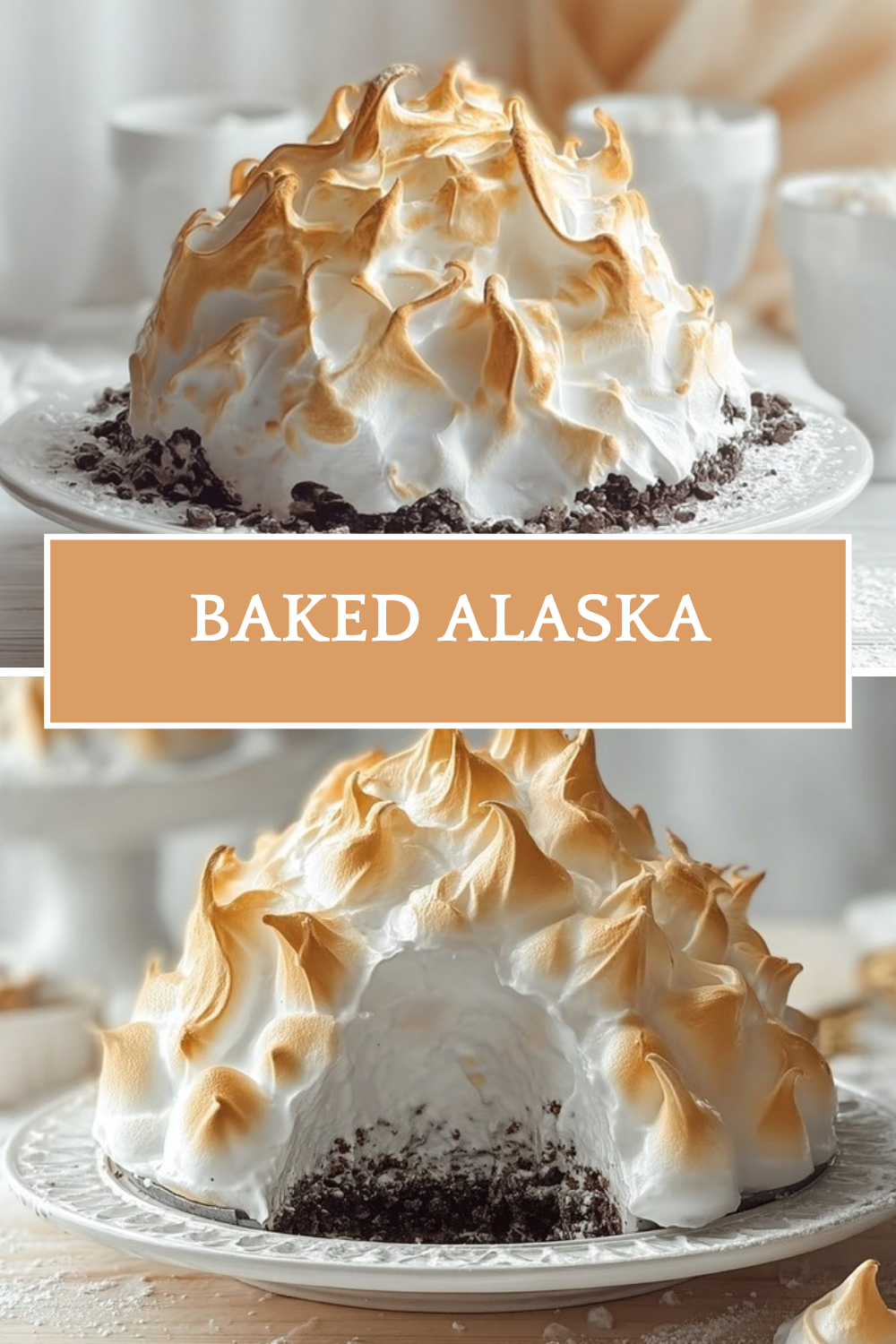 Brownie Baked Alaska Recipe 7 Baked Alaska