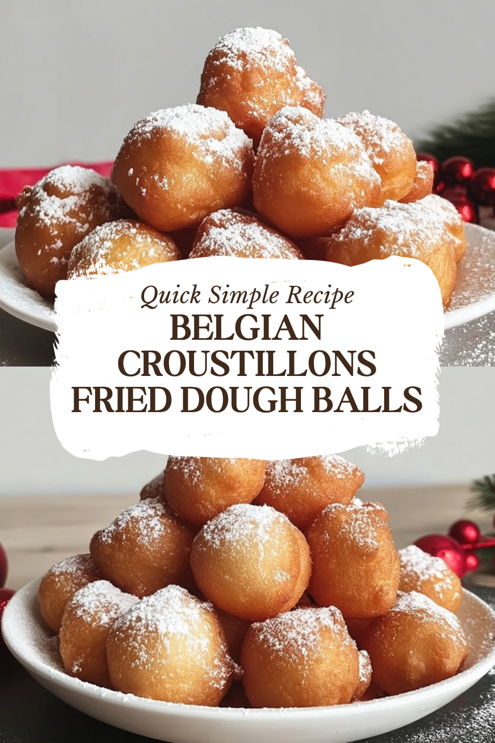 Belgian Croustillons Fried Dough Balls