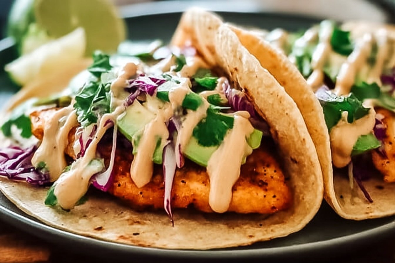 Best Fish Tacos With Amazing Fish Taco Sauce