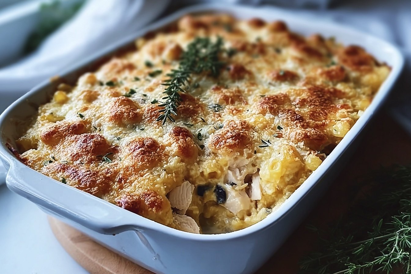 Chicken Cordon Bleu Casserole