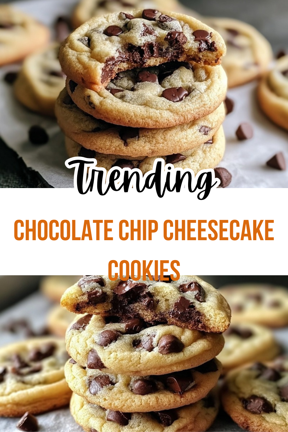 Chocolate Chip Cheesecake Cookies