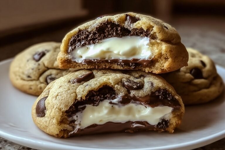 Chocolate Chip Cookies With Creamy Cheesecake Filling 42.Png