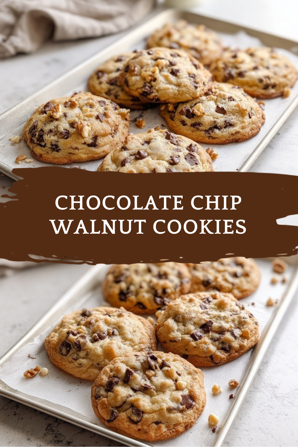 Chocolate Chip Walnut Cookies