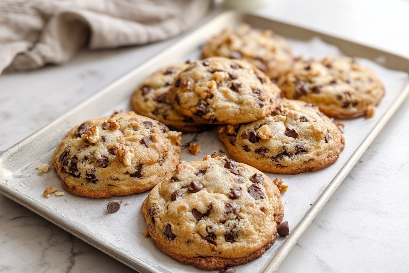 Chocolate Chip Walnut Cookies