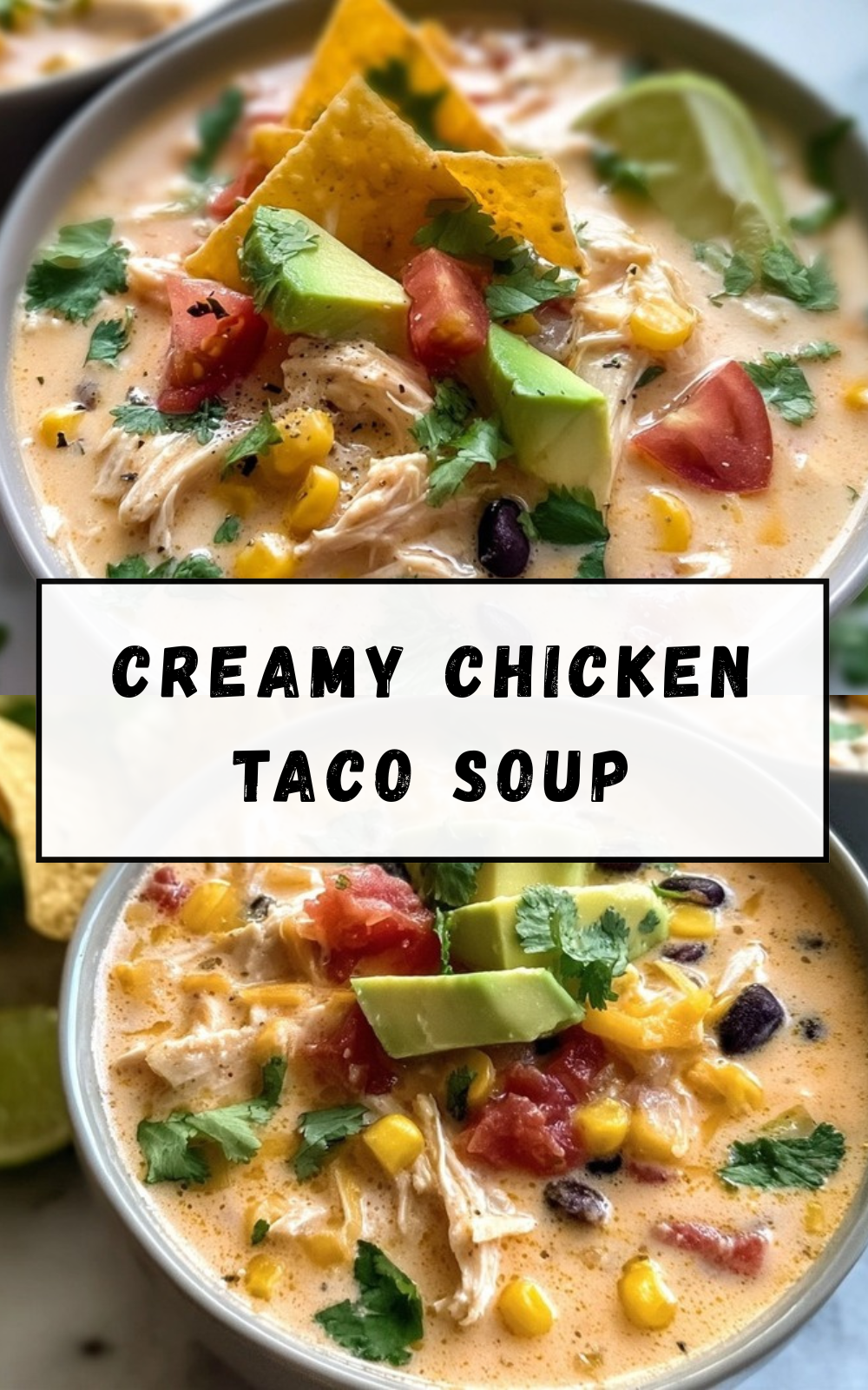 Creamy Chicken Taco Soup