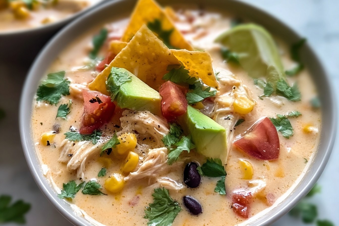 Creamy Chicken Taco Soup