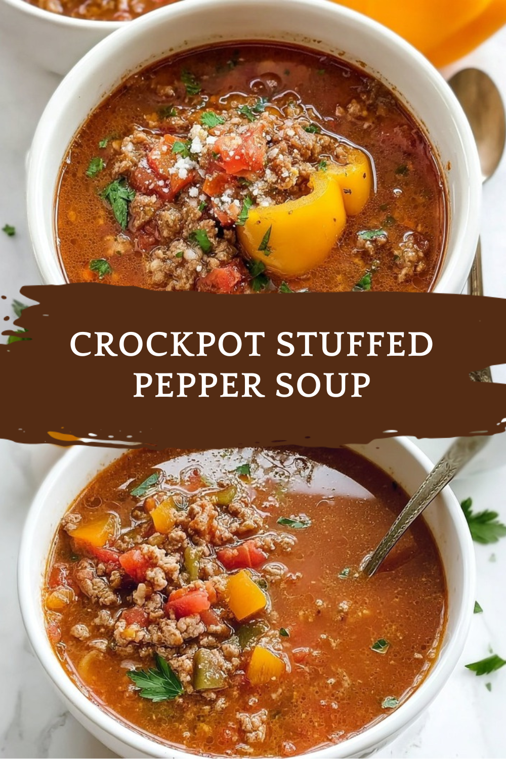 Crockpot Stuffed Pepper Soup