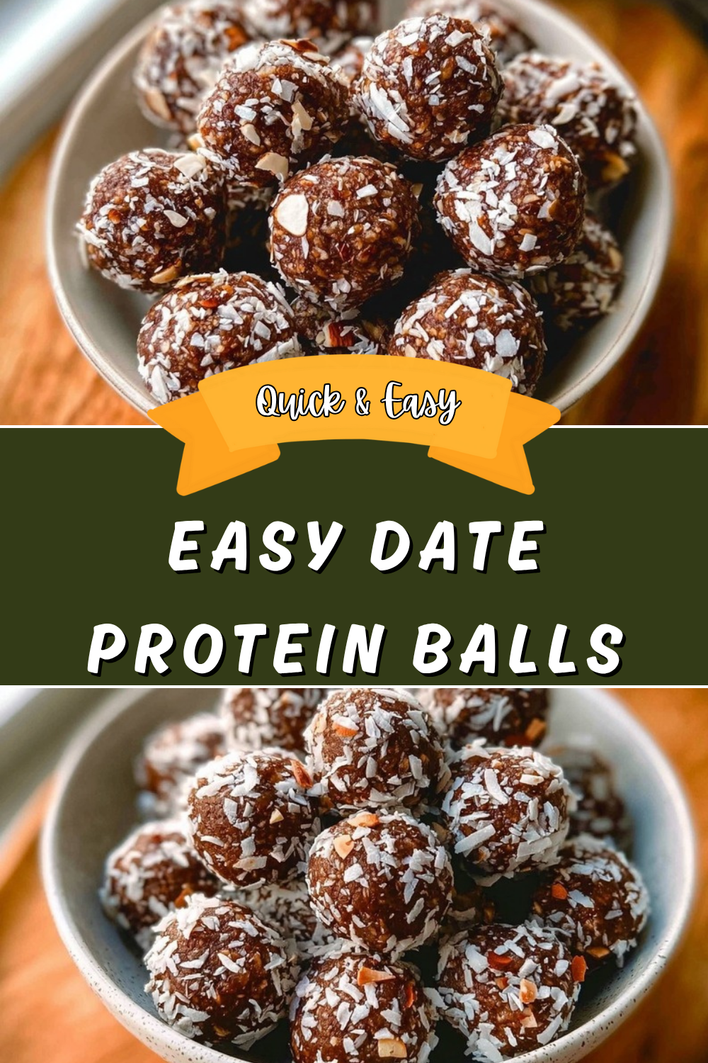 Easy Date Protein Balls