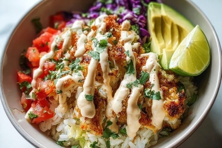 Easy Fish Taco Bowl With Spicy Lime Mayo 99.Png