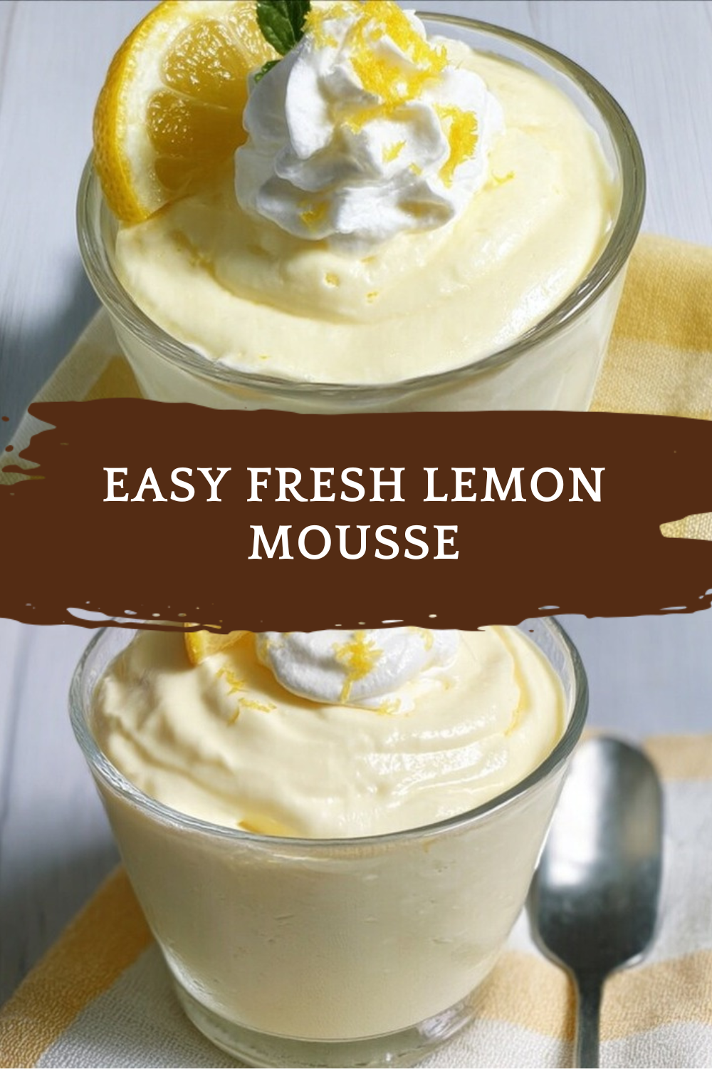 Easy Fresh Lemon Mousse