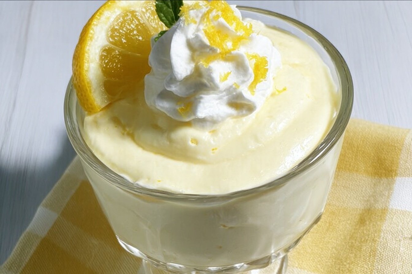 Easy Fresh Lemon Mousse