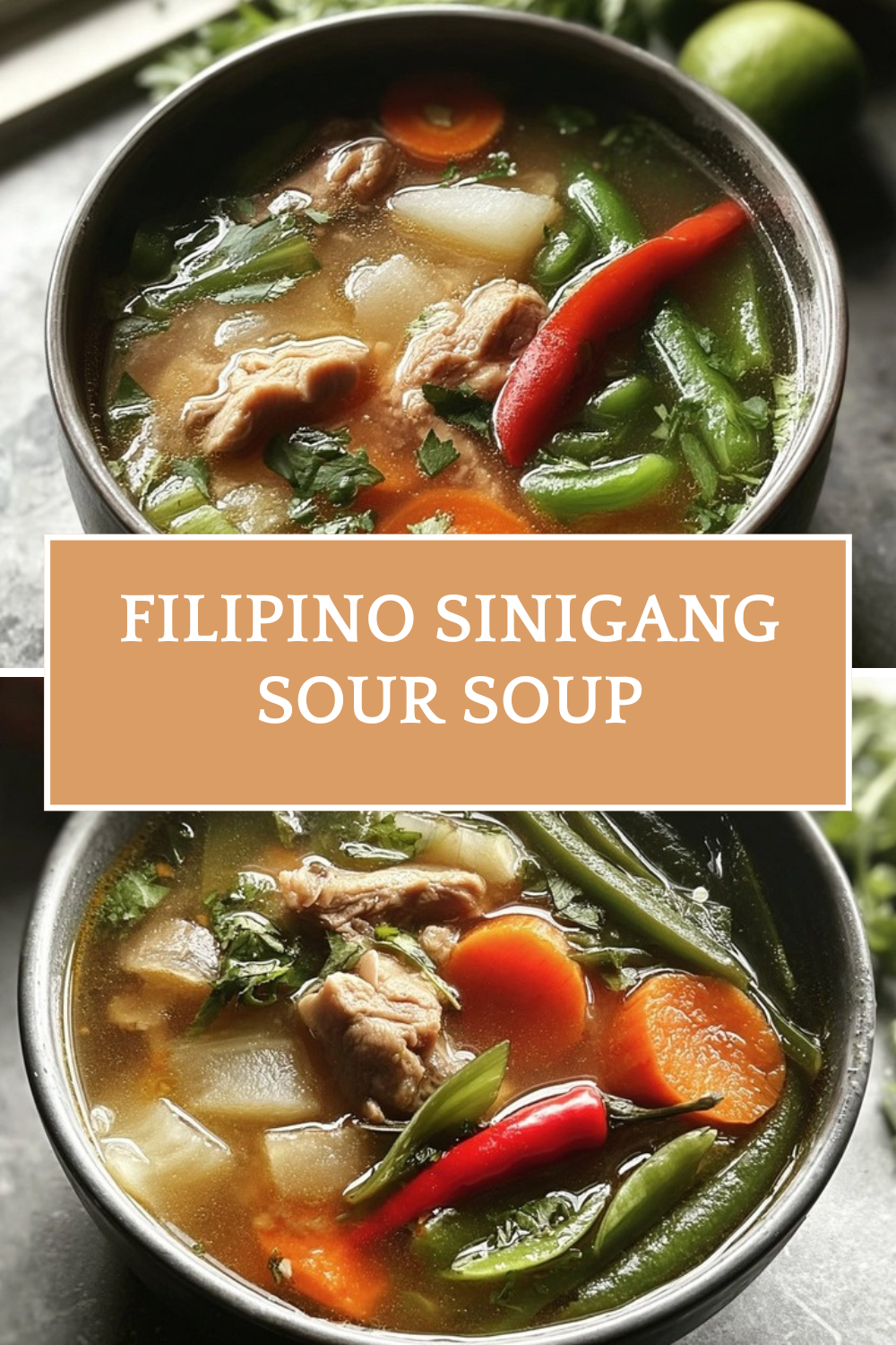 Filipino Sinigang Sour Soup