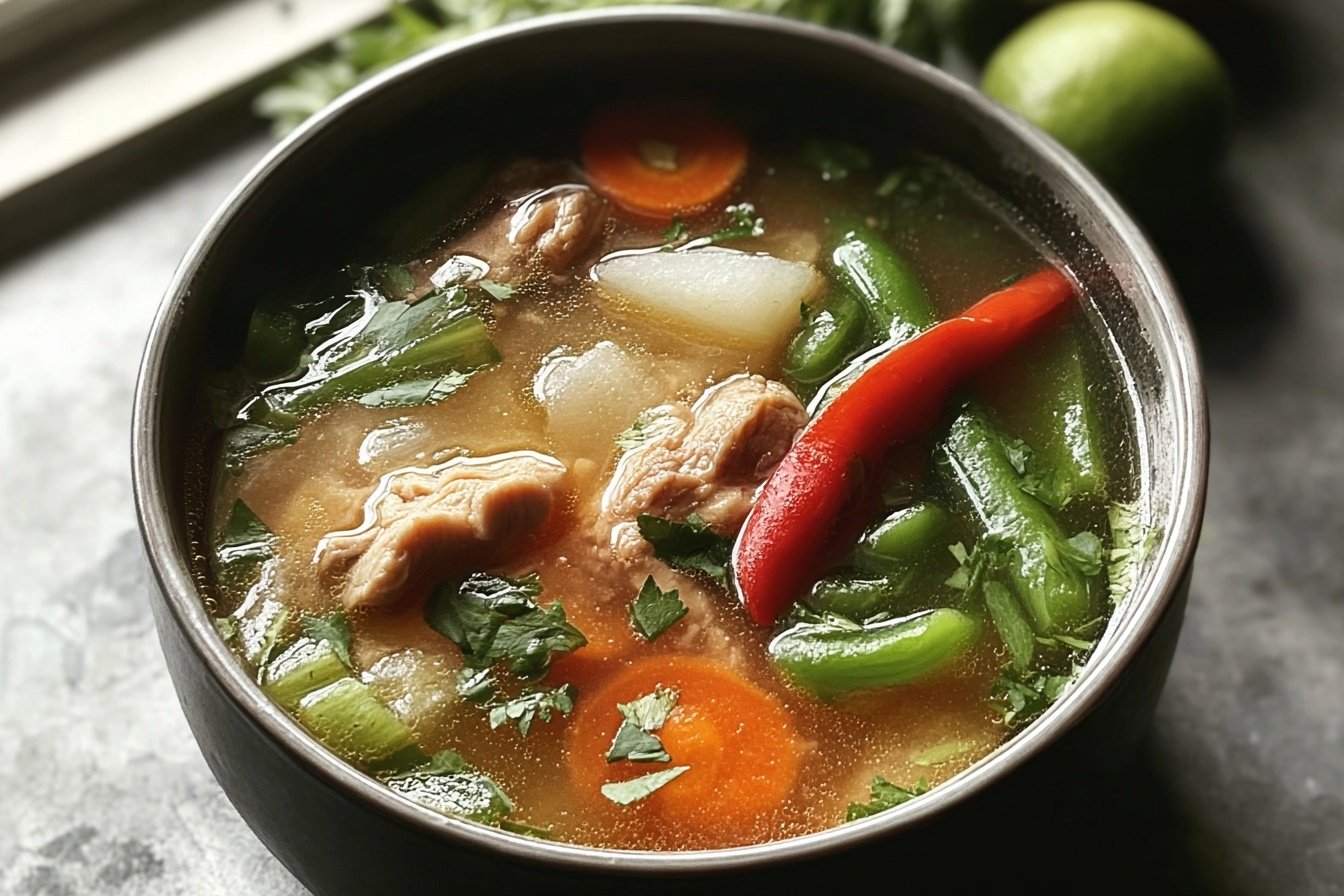 Filipino Sinigang Sour Soup