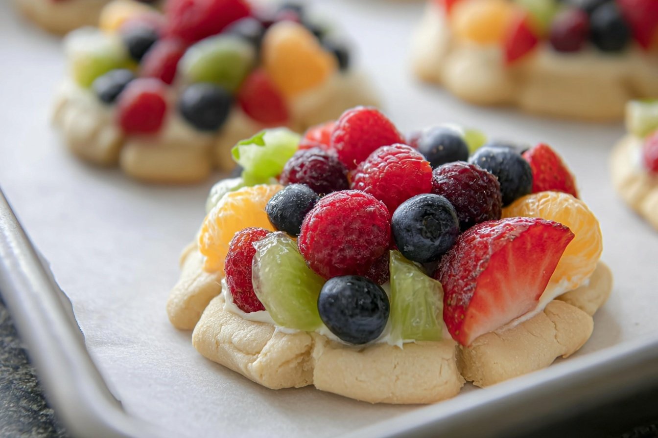 Fruit Pizza Cookies