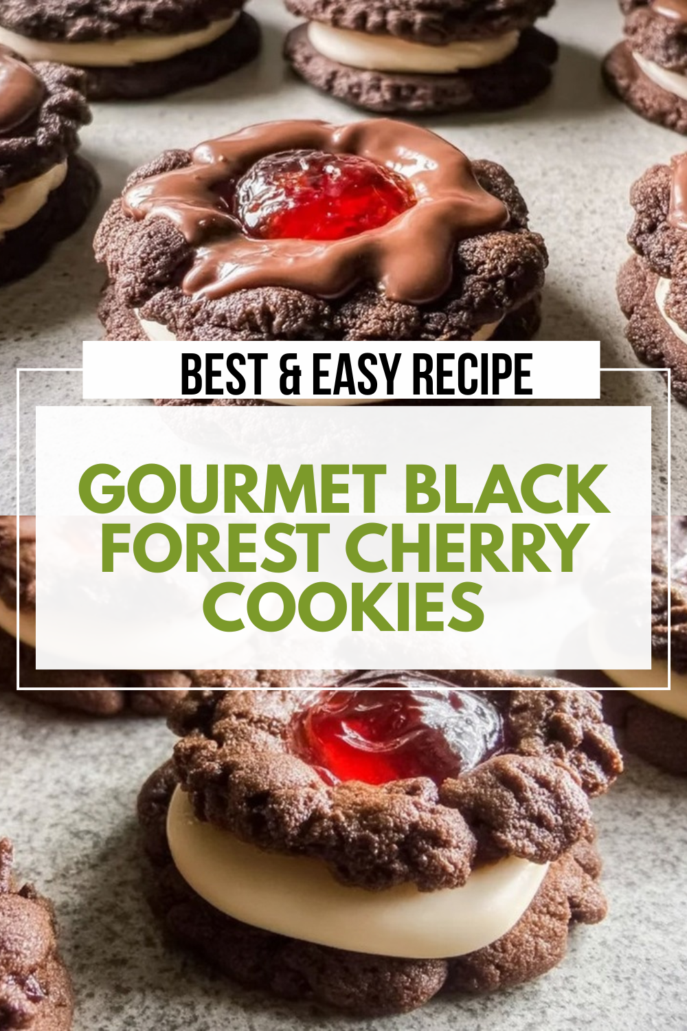 Gourmet Black Forest Cherry Cookies