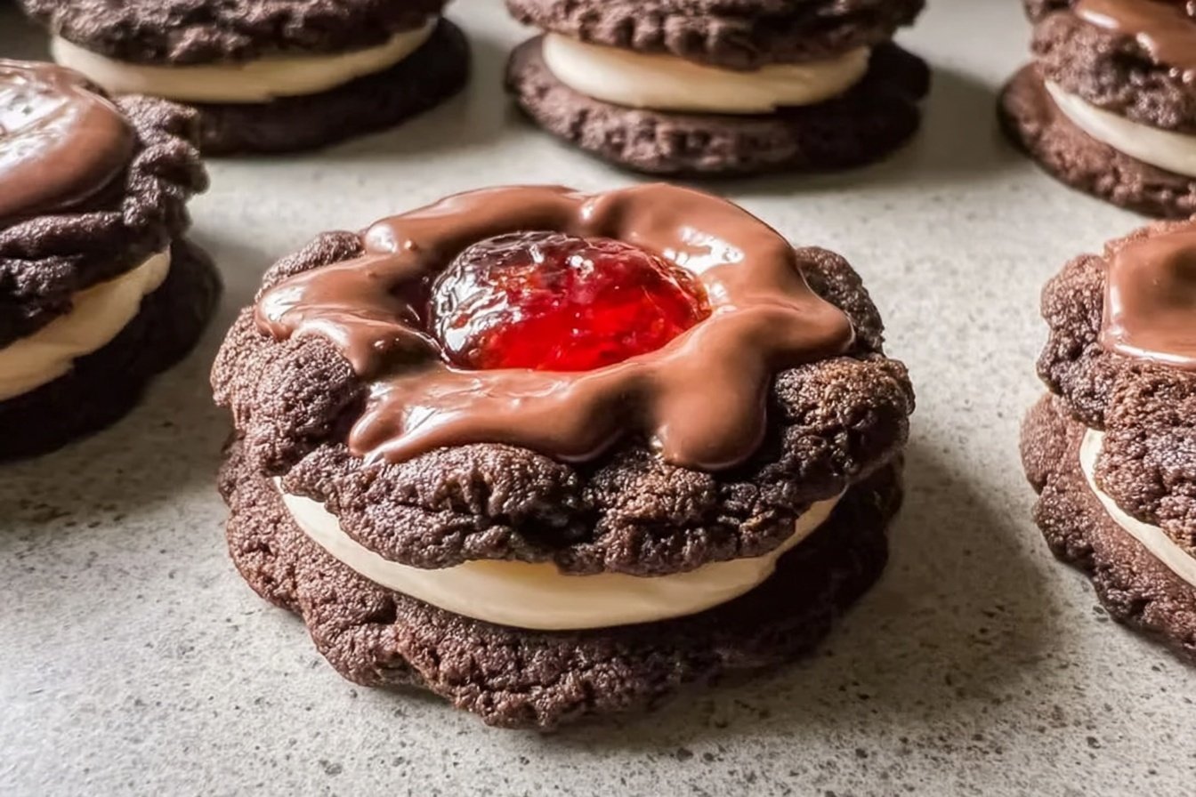 Gourmet Black Forest Cherry Cookies