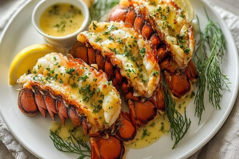 Grilled Lobster Tails With Garlic Lemon Butter Sauce 70.Png
