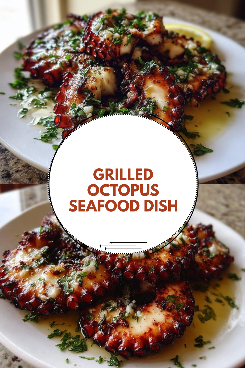 Grilled Octopus Seafood Dish