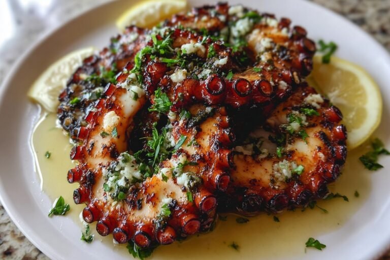 Grilled Octopus Seafood Dish 77.Png