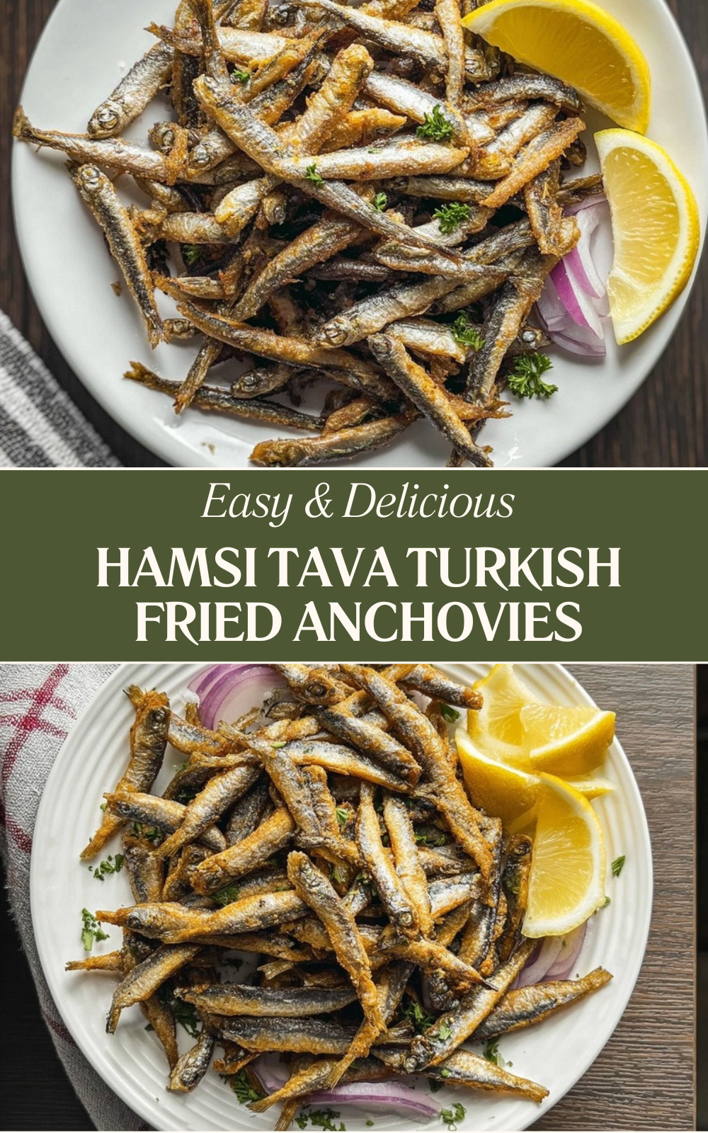 Hamsi Tava Turkish Fried Anchovies