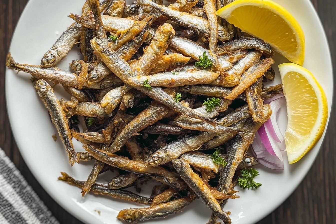 Hamsi Tava Turkish Fried Anchovies