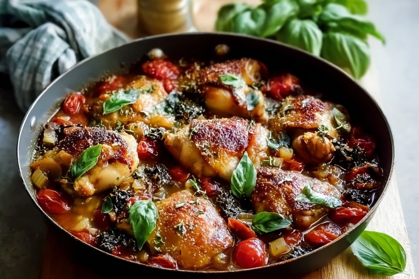 Italian Braised One Pot Chicken
