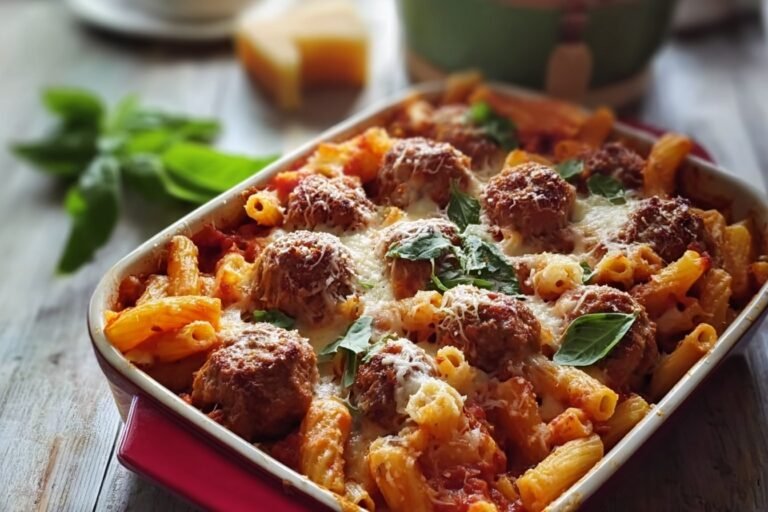 Italian Meatball Pasta Bake 70.Png