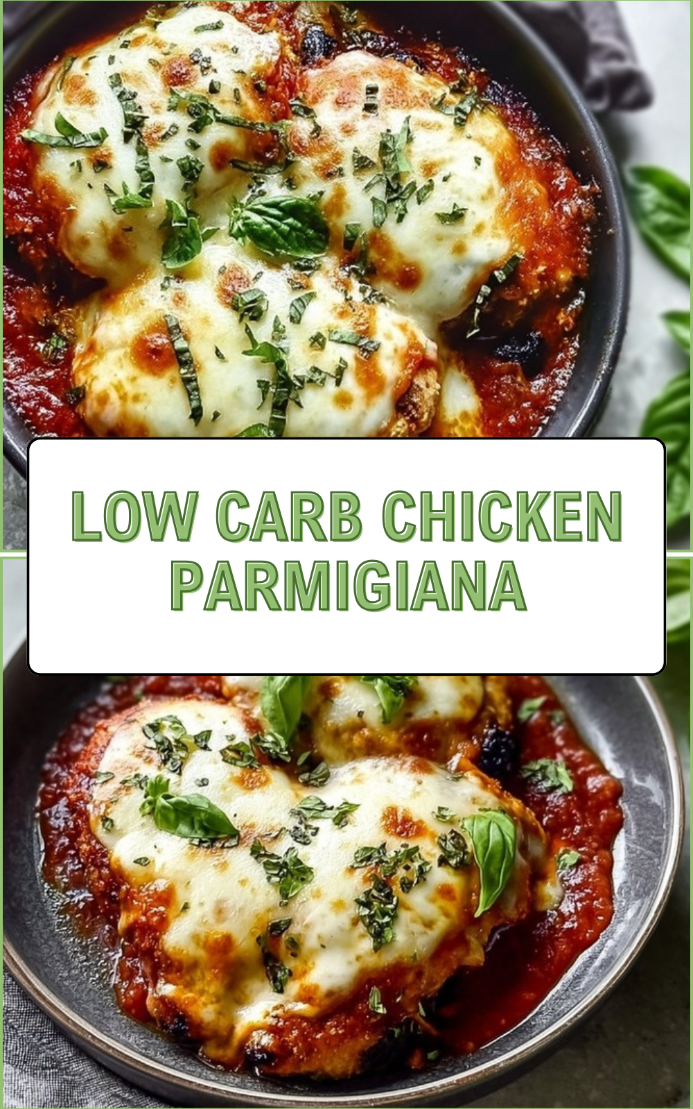 Low Carb Chicken Parmigiana