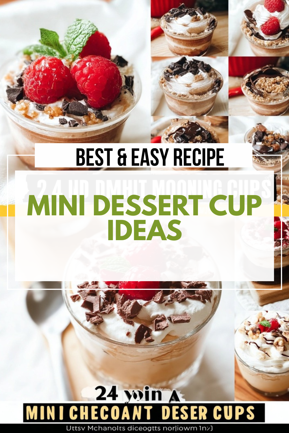 Mini Dessert Cup Ideas