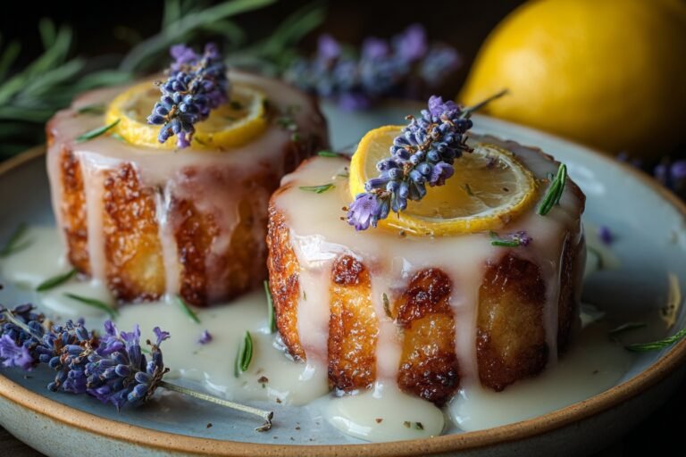 Mini Lemon Cakes With Lavender Glaze 49.Png
