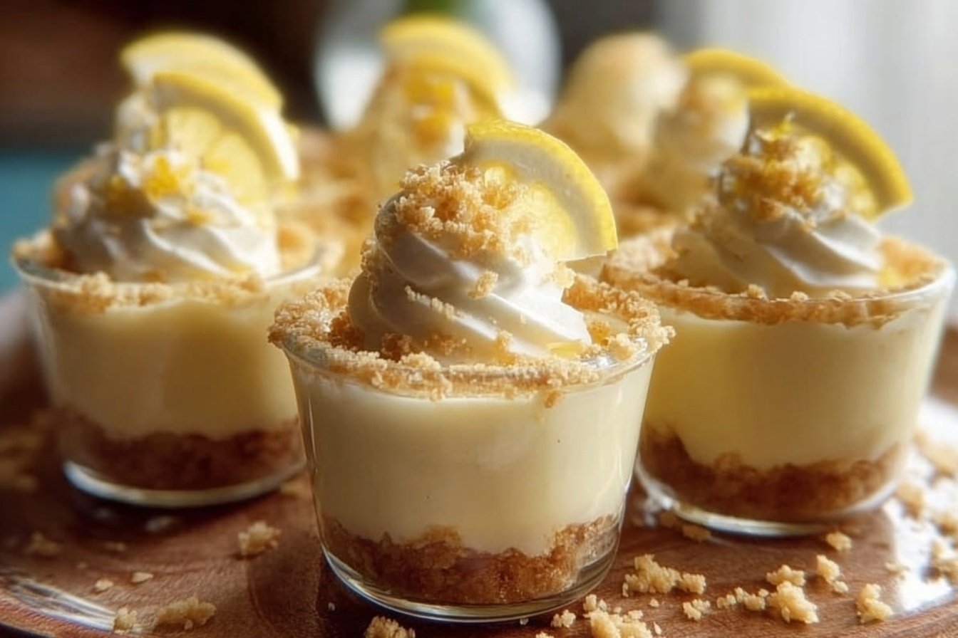 Mini Lemon Cheesecake Cups Recipe