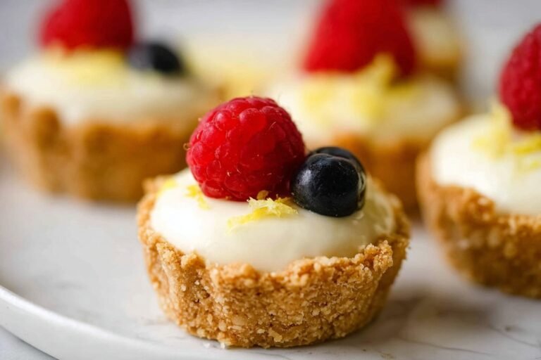Mini No-Bake Lemon Cheesecake Tarts 50.Png