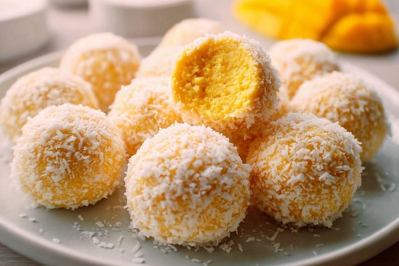 No Bake Mango Truffles Recipe