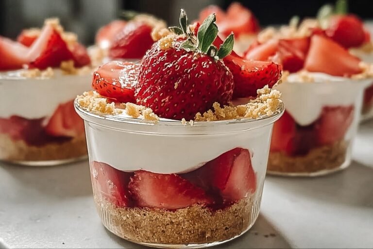 No-Bake Strawberry Cheesecake Cups 58.Png