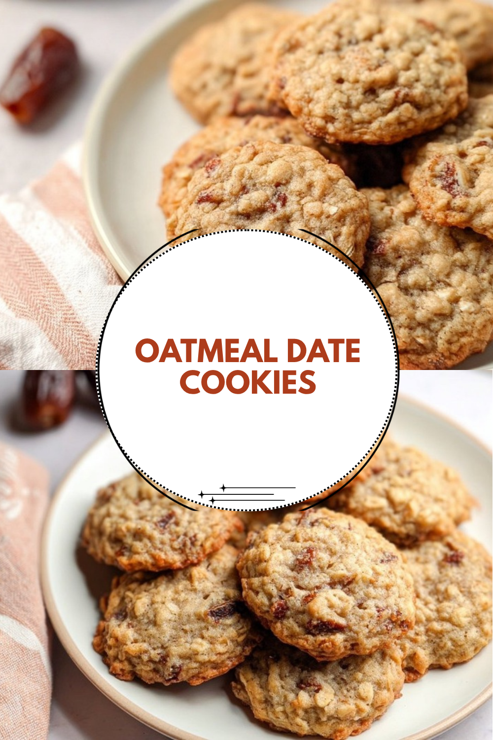 Oatmeal Date Cookies