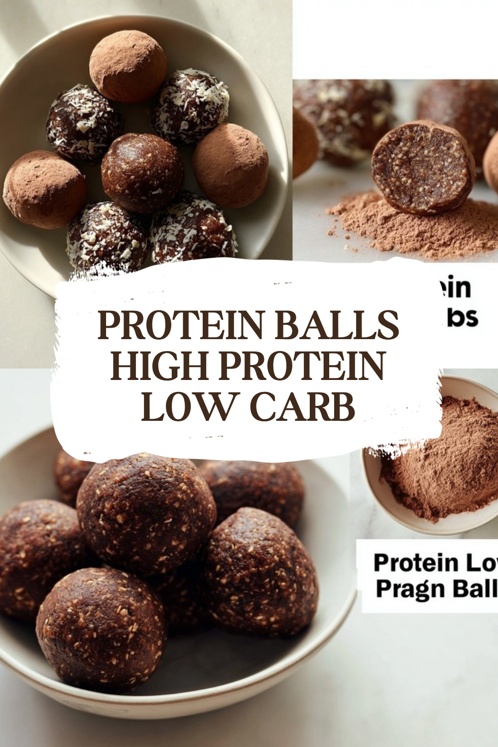 Protein Balls High Protein Low Carb