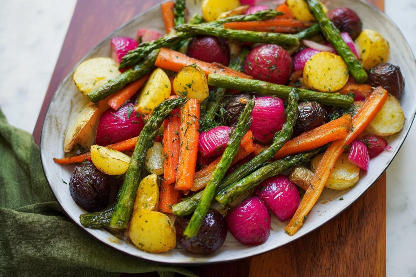 Roasted Spring Vegetables