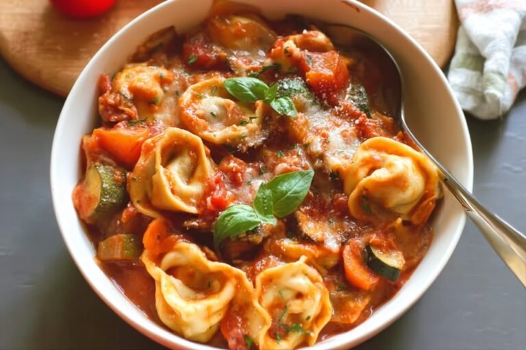 Slow Cooker Veggie Tortellini Bake 56.Png