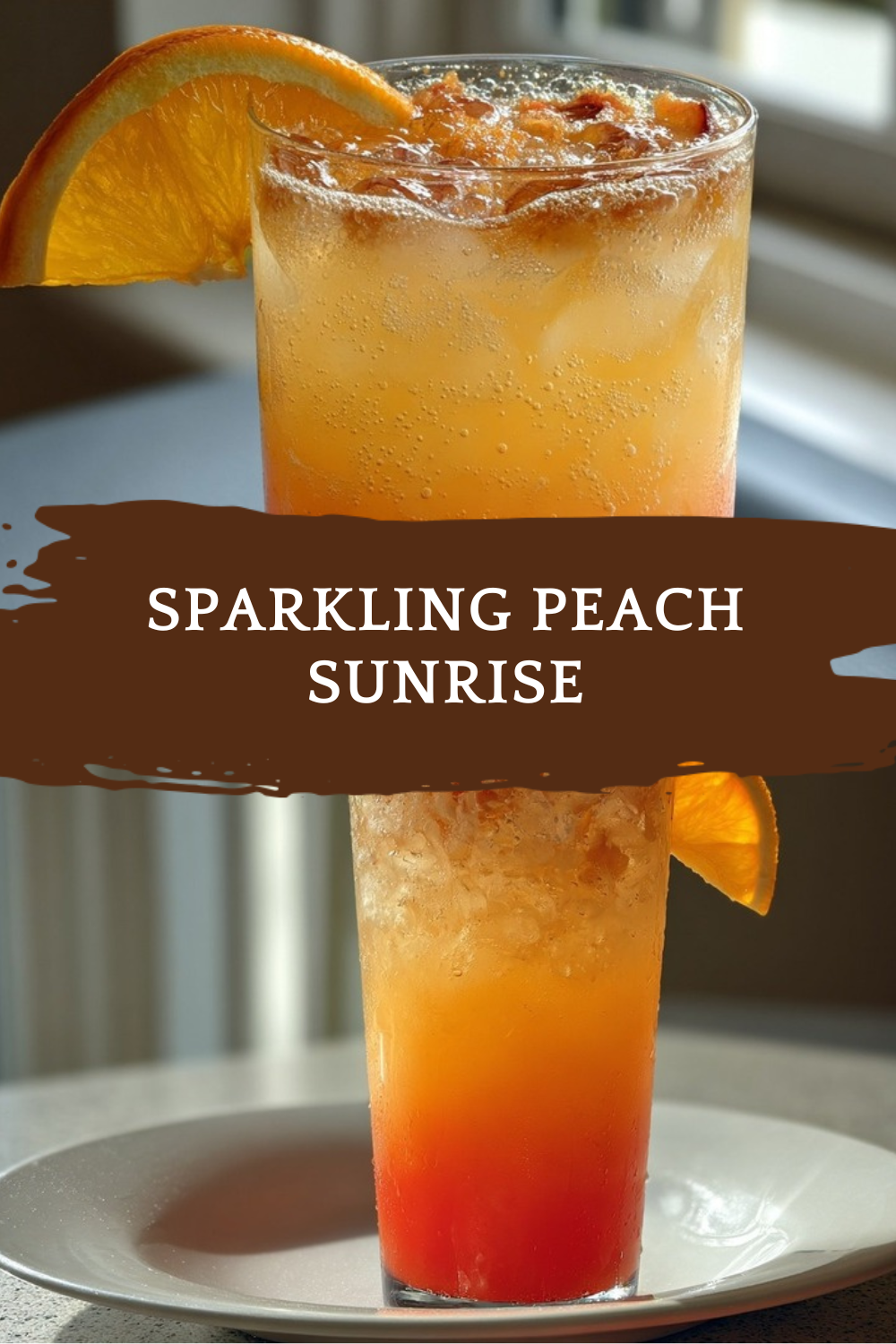 Sparkling Peach Sunrise