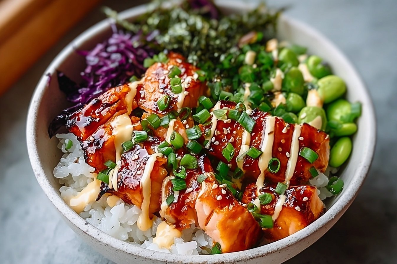 Teriyaki Salmon Bowl