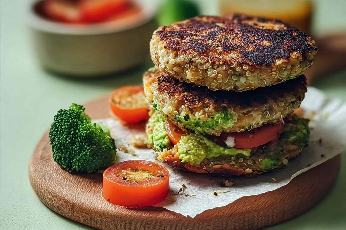 Turkey Quinoa Broccoli Burgers 6 Turkey Broccoli Quinoa Burgers