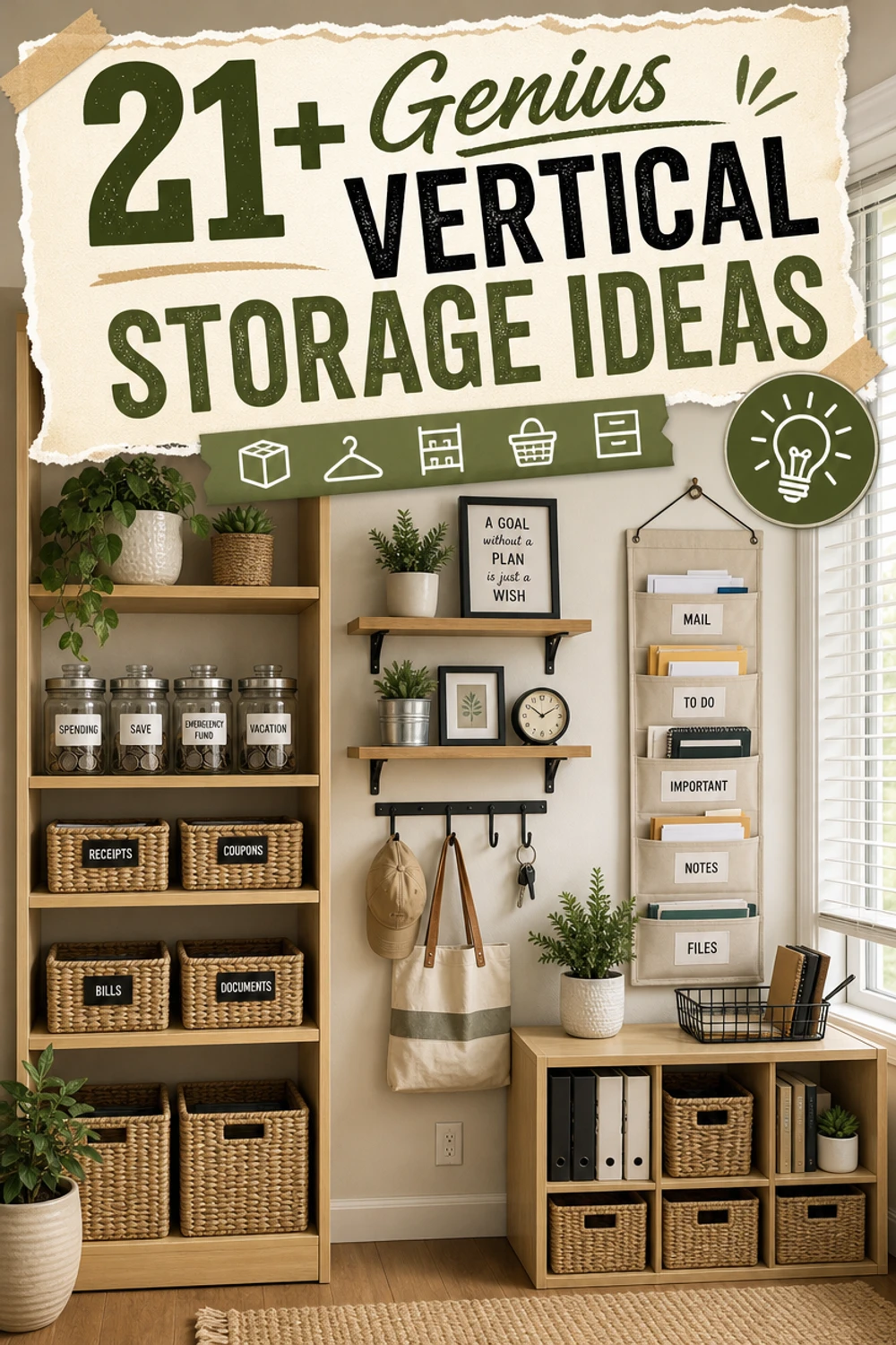 21+ Genius Vertical Storage Ideas You NEED To Try